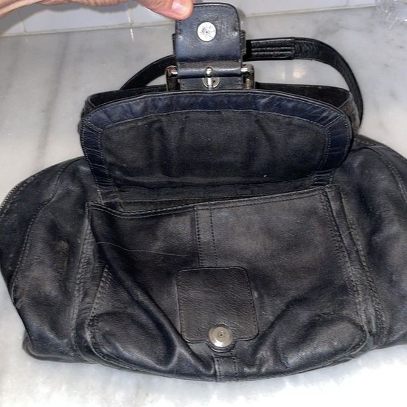 Coach Courtney Leather Dome Satchel Bag - Picture 16 of 16